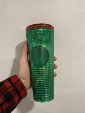 Starbucks 2020s Spring Watermelon Grid Venti 24oz Cold Cup Tumbler